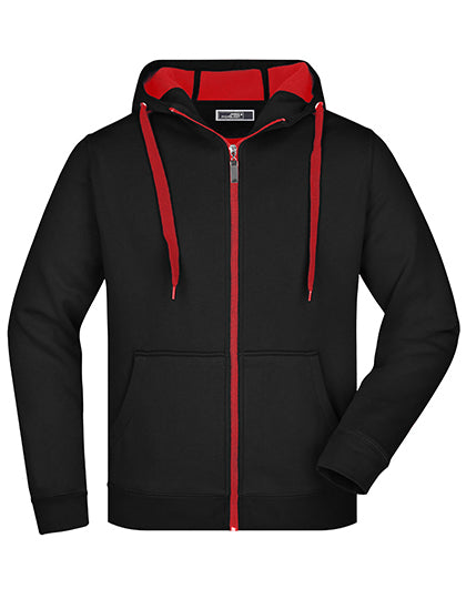 Men´s Doubleface Jacket - Rot - Schwarz