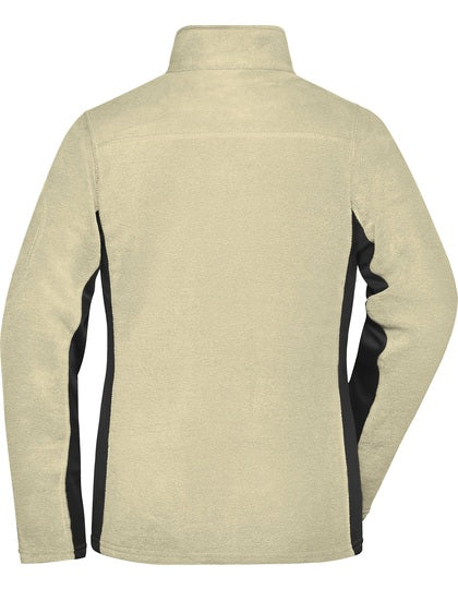 Ladies´ Workwear Fleece Jacket -STRONG- - Stein - Schwarz
