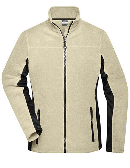 Ladies´ Workwear Fleece Jacket -STRONG- - Stein - Schwarz