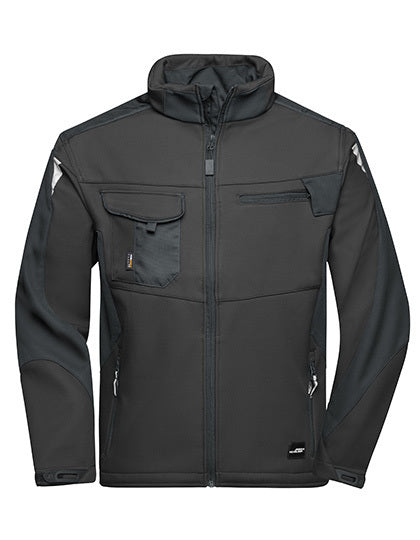 Workwear Softshell Jacket -STRONG- Schwarz