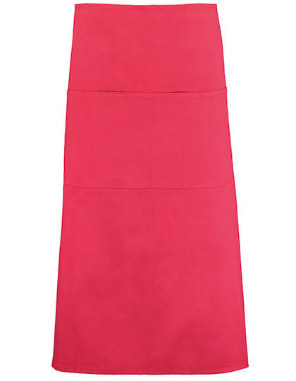 Long Superwash® 60º Bar Apron Unisex-Rot