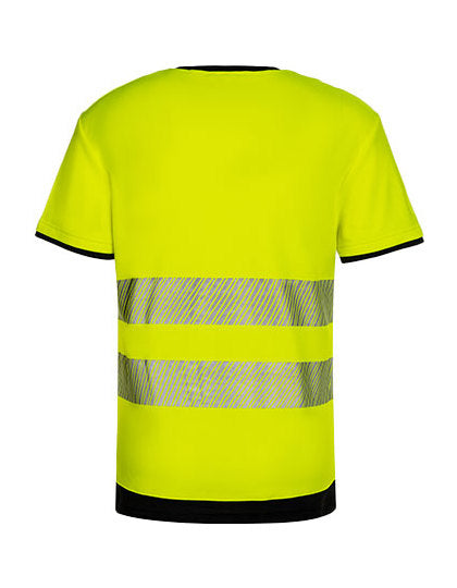 EOS Hi-Vis Workwear T-Shirt With Printing Area -einzelnes Gelb