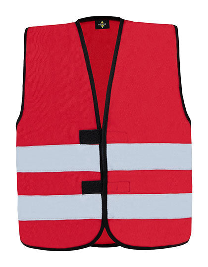 Kids´ Hi-Vis Functional Safety Vest Aarhus - Rot