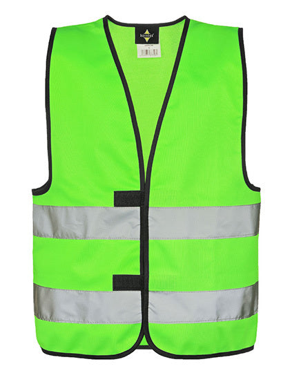 Kids´ Hi-Vis Safety Vest Aarhus - Neongrün