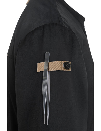 Kochjacke Green-Generation - Schwarz (ca. Pantone 419C )