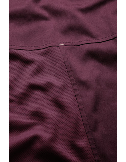 Kurzarm Kochjacke Green-Generation - Aubergine (ca. Pantone 5185C)