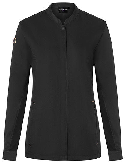 Damenkochjacke Green-Generation - Schwarz (ca. Pantone 419C )