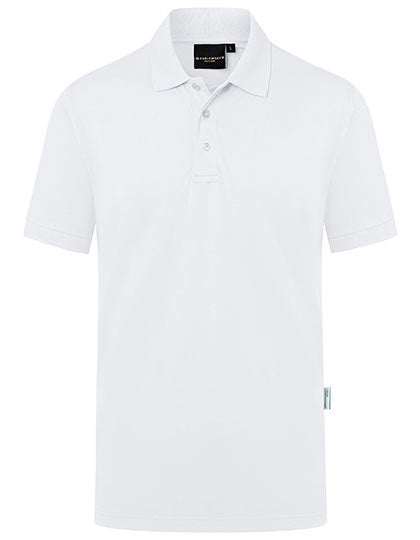 Herren Workwear Poloshirt Modern-Flair - Weiss