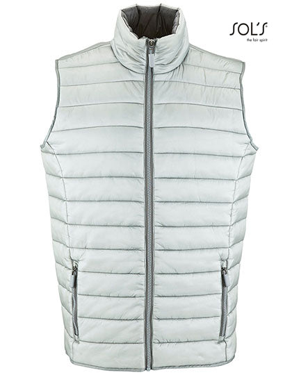 Men´s Lightweight Bodywarmer Wave - Metallgrau