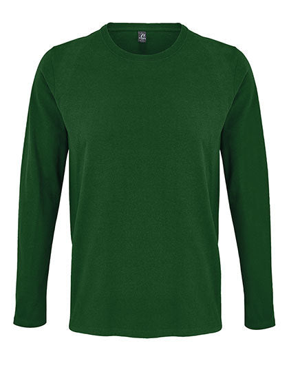 Men´s Long Sleeve T-Shirt Imperial - Flaschengrün