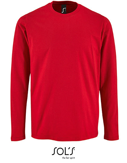 Men´s Long Sleeve T-Shirt Imperial - Rot