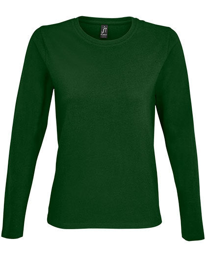 Women´s Long Sleeve T-Shirt Imperial - Flaschengrün