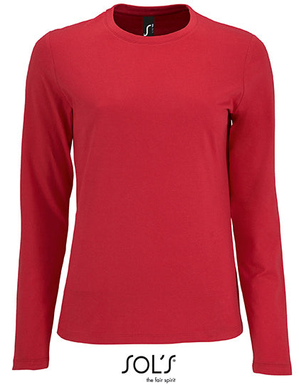 Women´s Long Sleeve T-Shirt Imperial - Rot