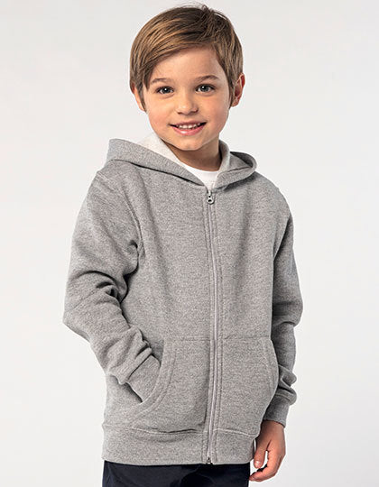 Kids´ Zip Hoodie Stone - Rot