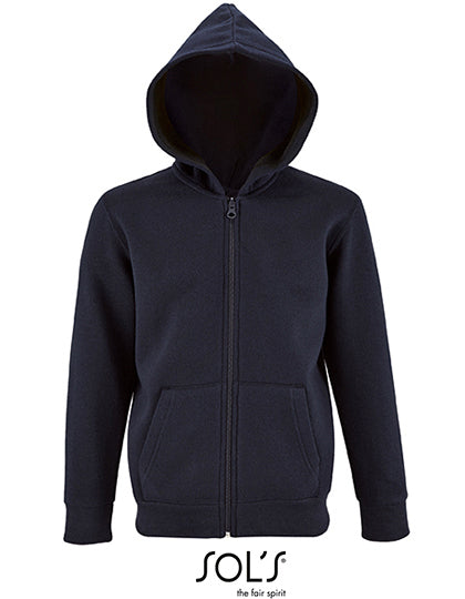 Kids´ Zip Hoodie Stone - Französische Marine