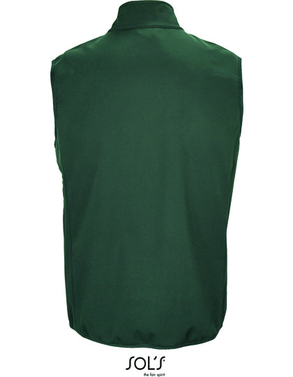Men´s Falcon Zipped Softshell Bodywarmer - Waldgrün