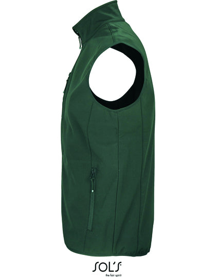 Men´s Falcon Zipped Softshell Bodywarmer - Waldgrün