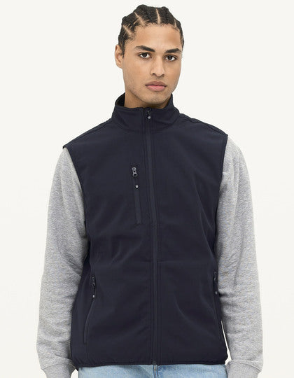 Men´s Falcon Zipped Softshell Bodywarmer - Königsblau 241