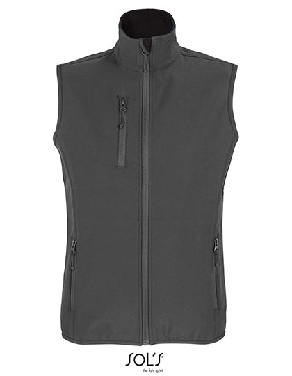Women´s Falcon Zipped Softshell Bodywarmer -Anthrazitgrau (einfarbig)