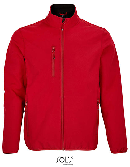 Men´s Falcon Zipped Softshell Jacket - Pfefferrot