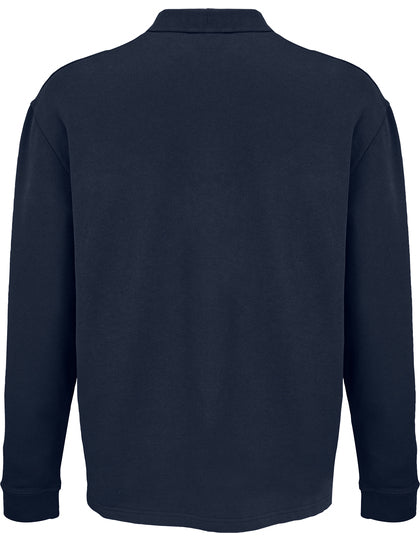 Unisex Polo Collar Sweatshirt Heritage - Französische Marine