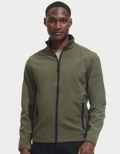 Men´s Softshell Zip Jacket Race - Königsblau 241