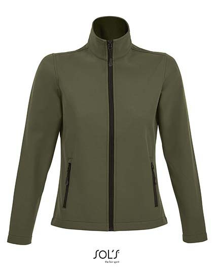 Women´s Softshell Zip Jacket Race - Armee