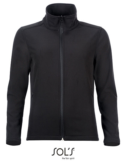 Women´s Softshell Zip Jacket Race - Schwarz