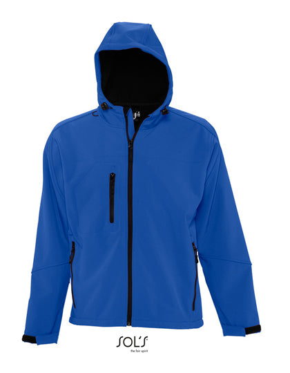 Men´s Hooded Softshell Jacket Replay - Königsblau 241
