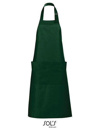 Long Apron Gala-Flaschengrün