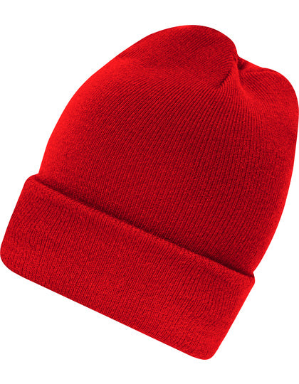 High Brim Beanie - Feuerrot