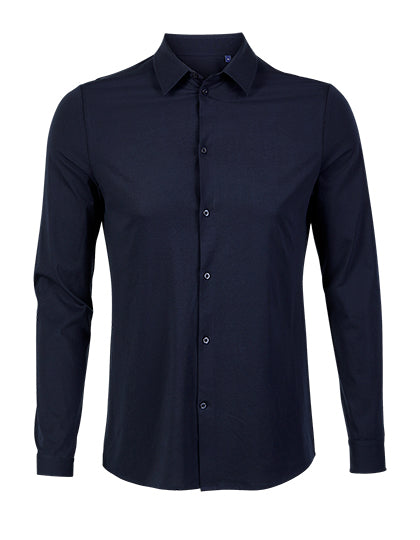 Men´s Mercerised Shirt Balthazar-Nacht