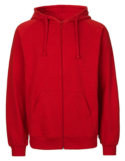 Men´s Zip Hoodie - Rot