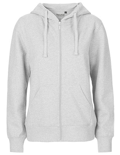Ladies´ Zip Hoodie - Aschgrau