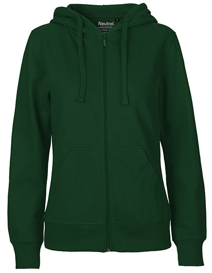 Ladies´ Zip Hoodie - Flaschengrün