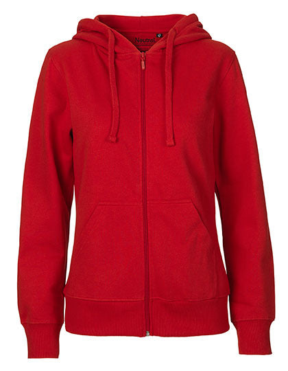 Ladies´ Zip Hoodie - Rot