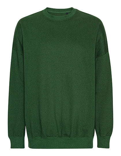 Oversized Sweatshirt - Flaschengrün