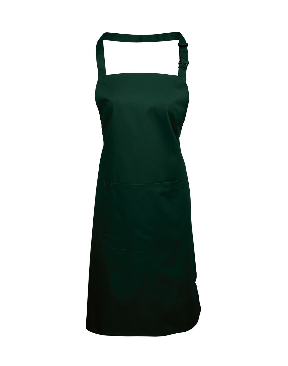 Latzschürze mit Tasche – Premier Colours Collection - Flaschengrün