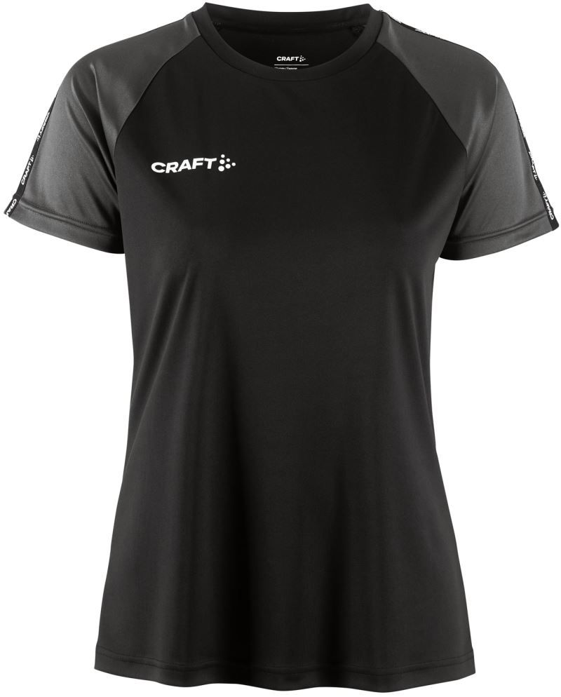 Fußballtrikot Kontrast Damen – Craft Squad Go Contrast Jersey – Schwarz/Granit