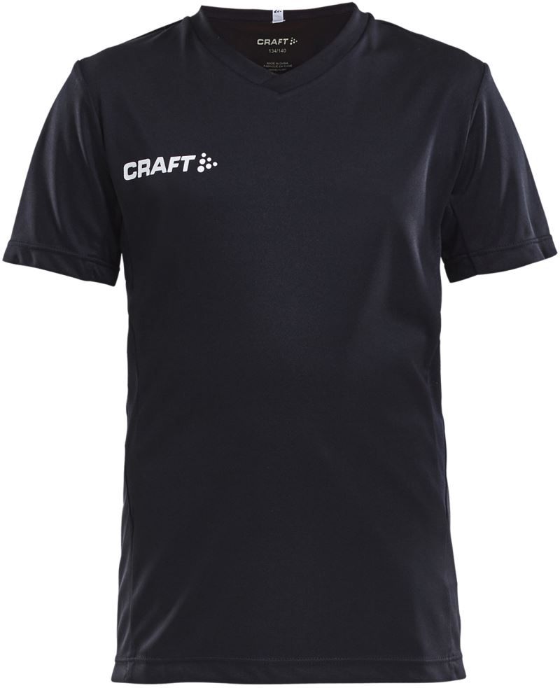 Fußballtrikot Kinder – Craft Squad Go Jersey Solid – Schwarz