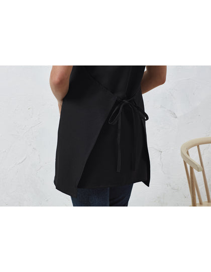 Tulip Wrap Around Tunic- Schwarz