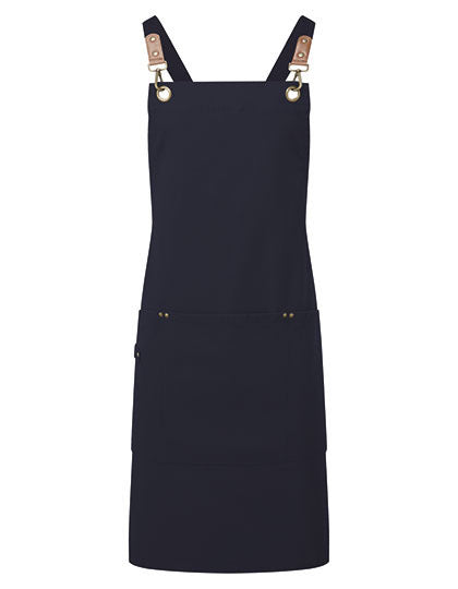 Clip ‘n’ Clasp Cross-Back Bib Apron-Marine