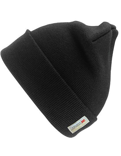 Heavyweight Thinsulate™ Woolly Ski Hat - Schwarz