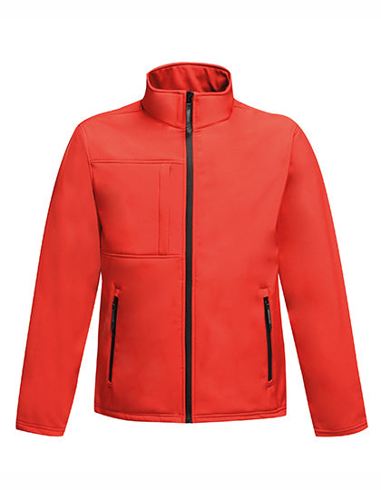 Men´s Softshell Jacket - Octagon II - klassisches Rot - Schwarz
