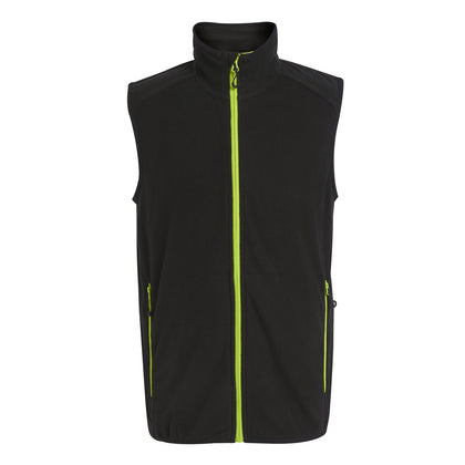 Navigate Fleece Bodywarmer - Kalk - Schwarz