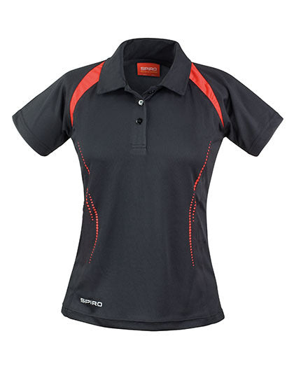 Women´s Team Spirit Polo - Schwaraz - Rot