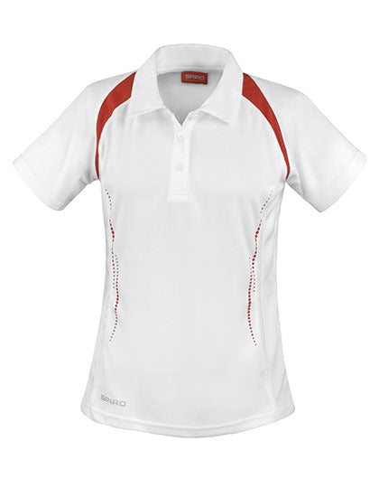 Men´s Team Spirit Polo - Weiss- Rot