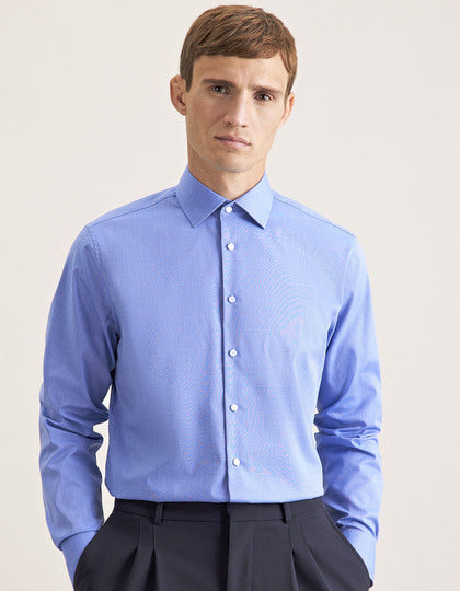 Men´s Shirt Shaped Fit Long Sleeve-Weiß