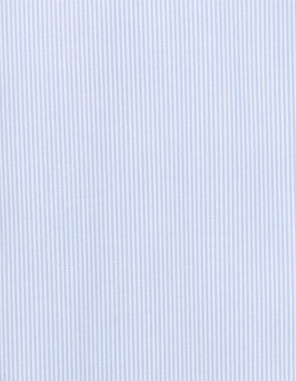 Women´s Blouse Slim Fit Check/Stripes Long Sleeve-Neu gestreift Hellblau-Weiß