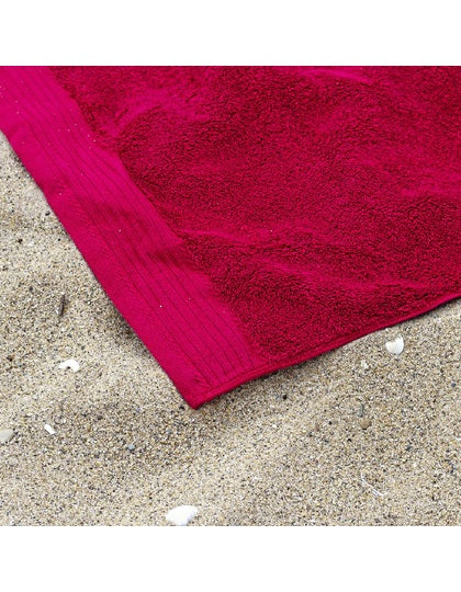 Deluxe Beach Towel- Burgund